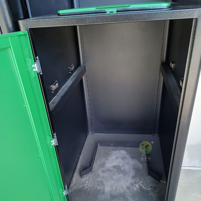 深圳垃圾分類投放點廚余垃圾桶定時投放細節(jié)功能展示